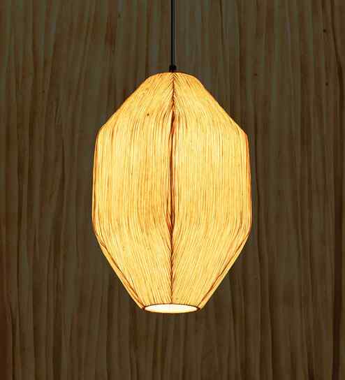 ORONYO-JIVIKA | Handcrafted Pendant Lamp | E27 holder } with Bulb | RIPPL Lighting